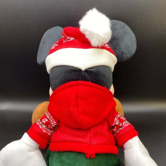 Disney Toys Disney Store Mickey Mouse Plush Doll Holiday Cheer